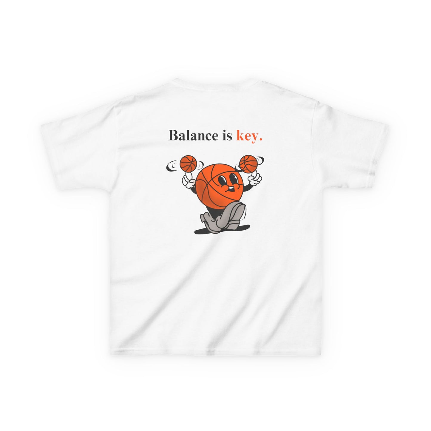 Kids "Balance is Key" Tee, Unisex Cotton Tee, Casual Everyday Wear