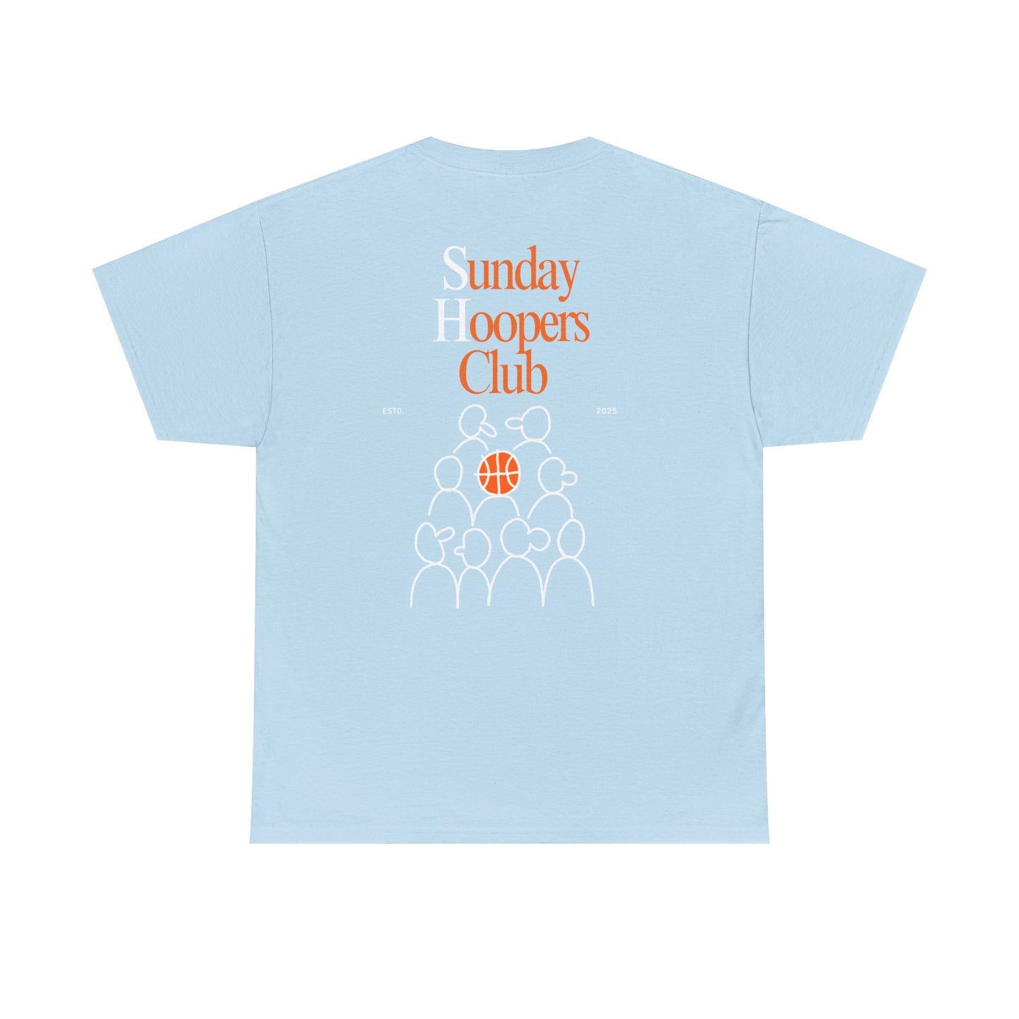 "Sunday Hoopers Club" Tee, Unisex Cotton Tee, Casual Everyday Wear