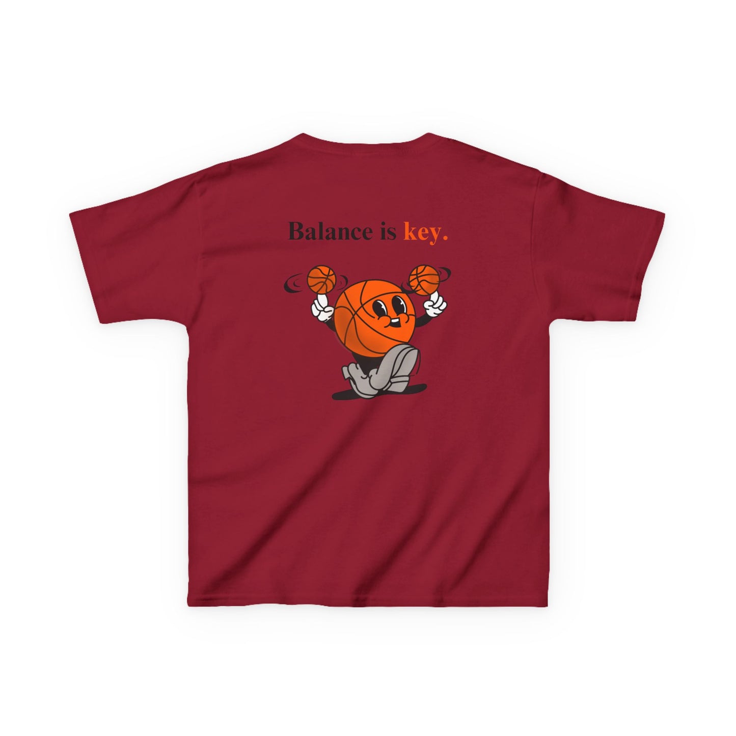 Kids "Balance is Key" Tee, Unisex Cotton Tee, Casual Everyday Wear