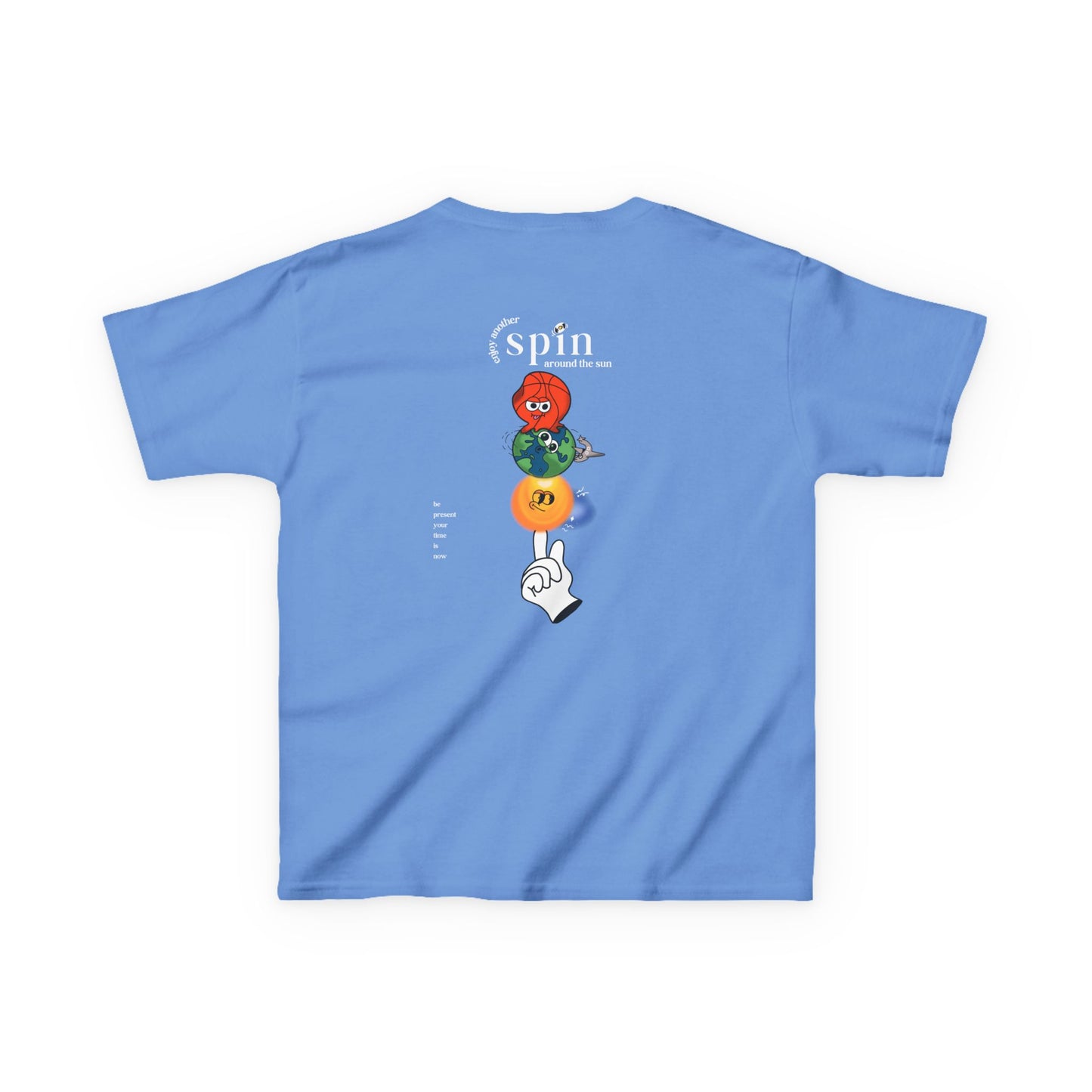 Kids "Be Present" Tee, Unisex Cotton Tee, Casual Everyday Wear