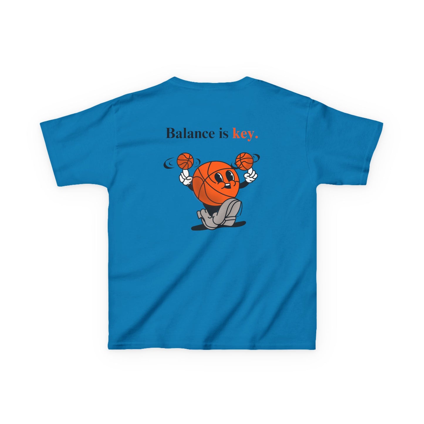 Kids "Balance is Key" Tee, Unisex Cotton Tee, Casual Everyday Wear