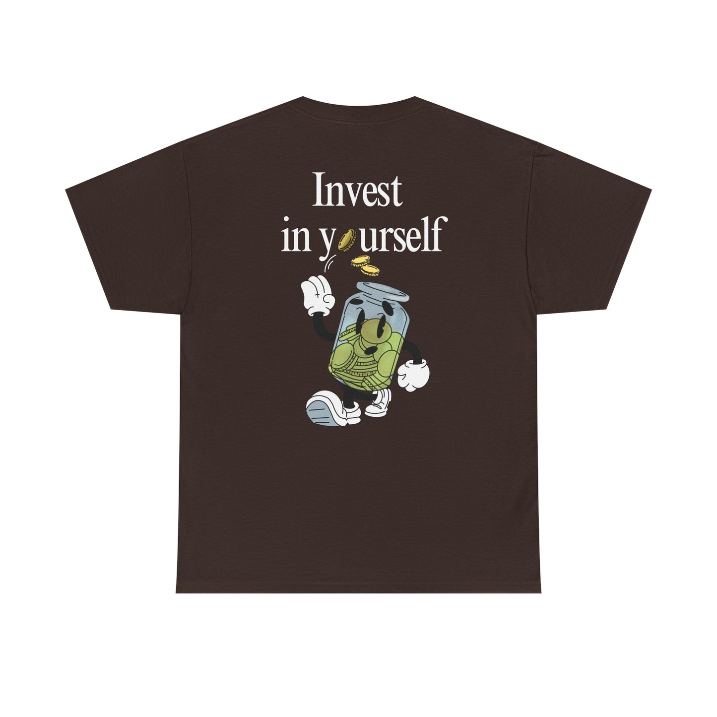 "Invest in Yourself" Tee, Unisex Cotton Tee, Casual Everyday Wear