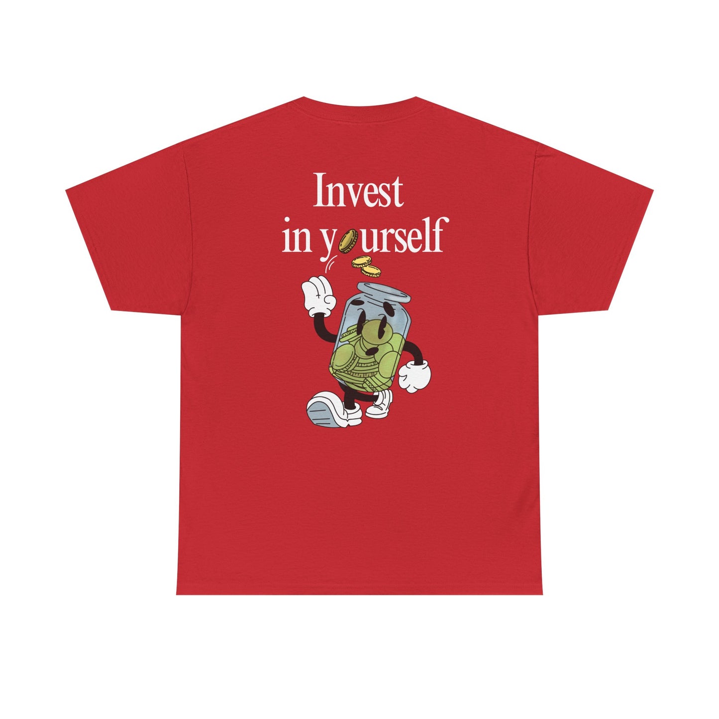 "Invest in Yourself" Tee, Unisex Cotton Tee, Casual Everyday Wear