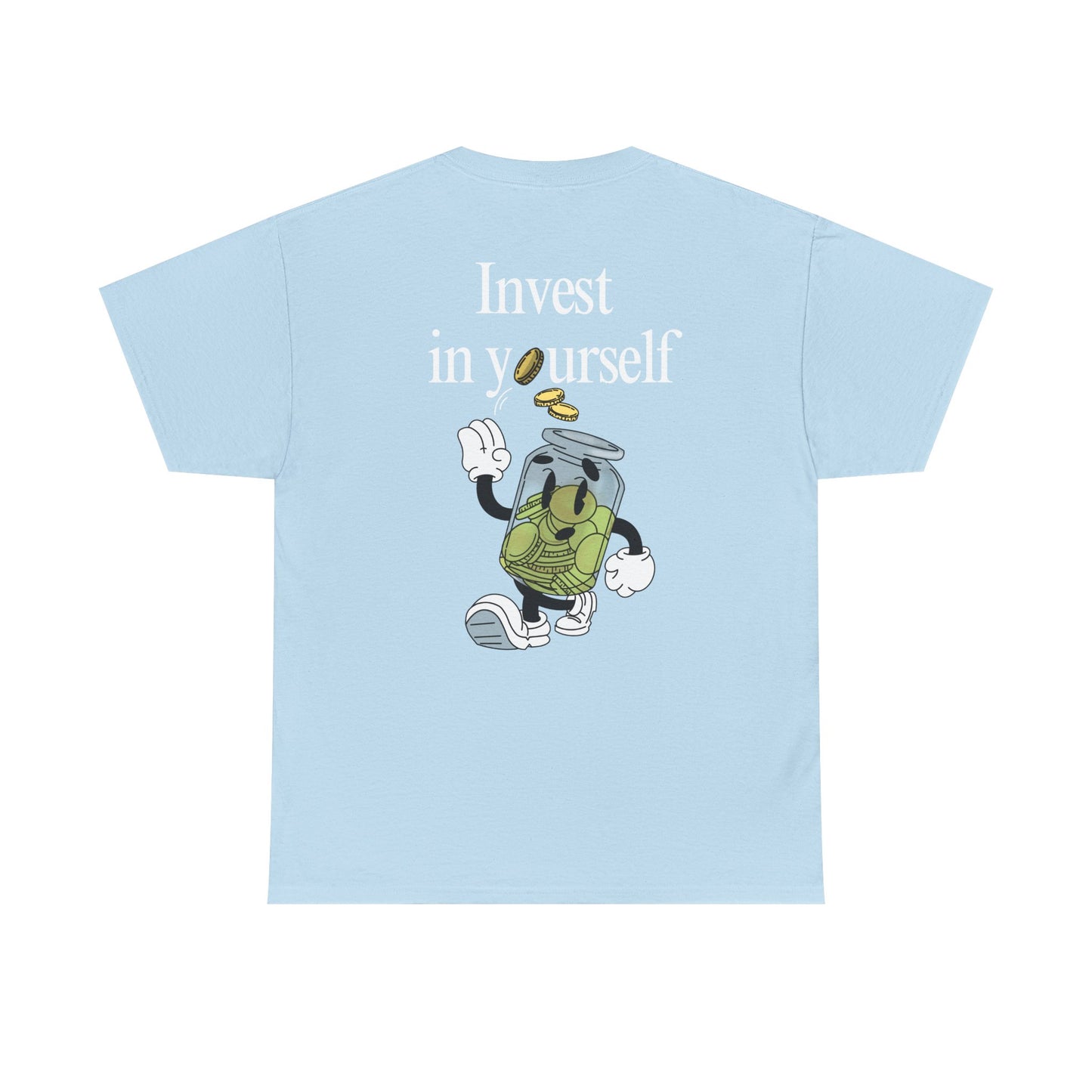"Invest in Yourself" Tee, Unisex Cotton Tee, Casual Everyday Wear