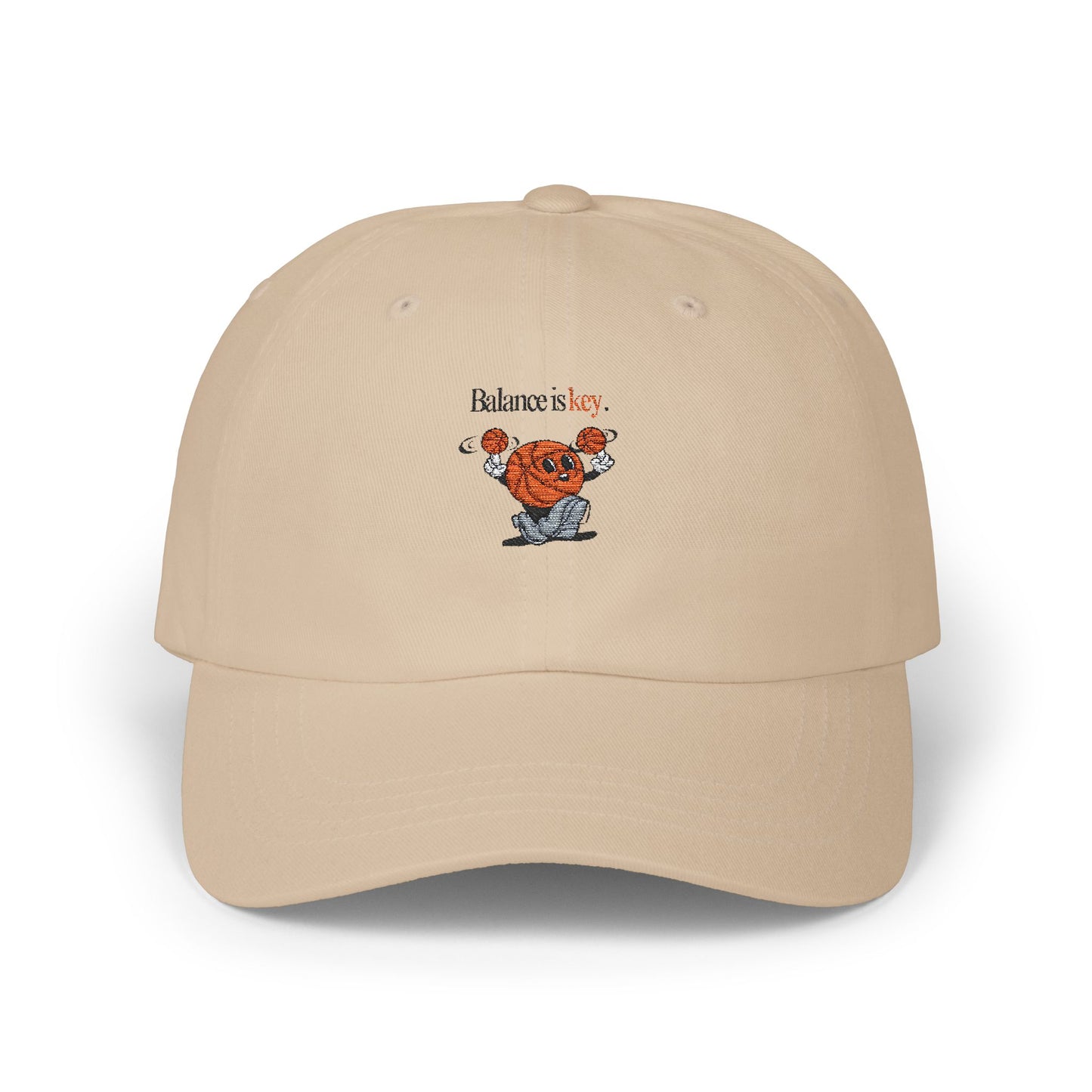 Balance is Key Classic Dad Cap Embroidery