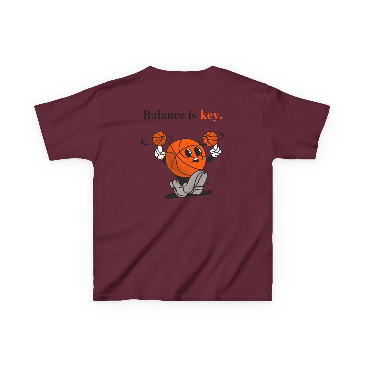 Kids "Balance is Key" Tee, Unisex Cotton Tee, Casual Everyday Wear