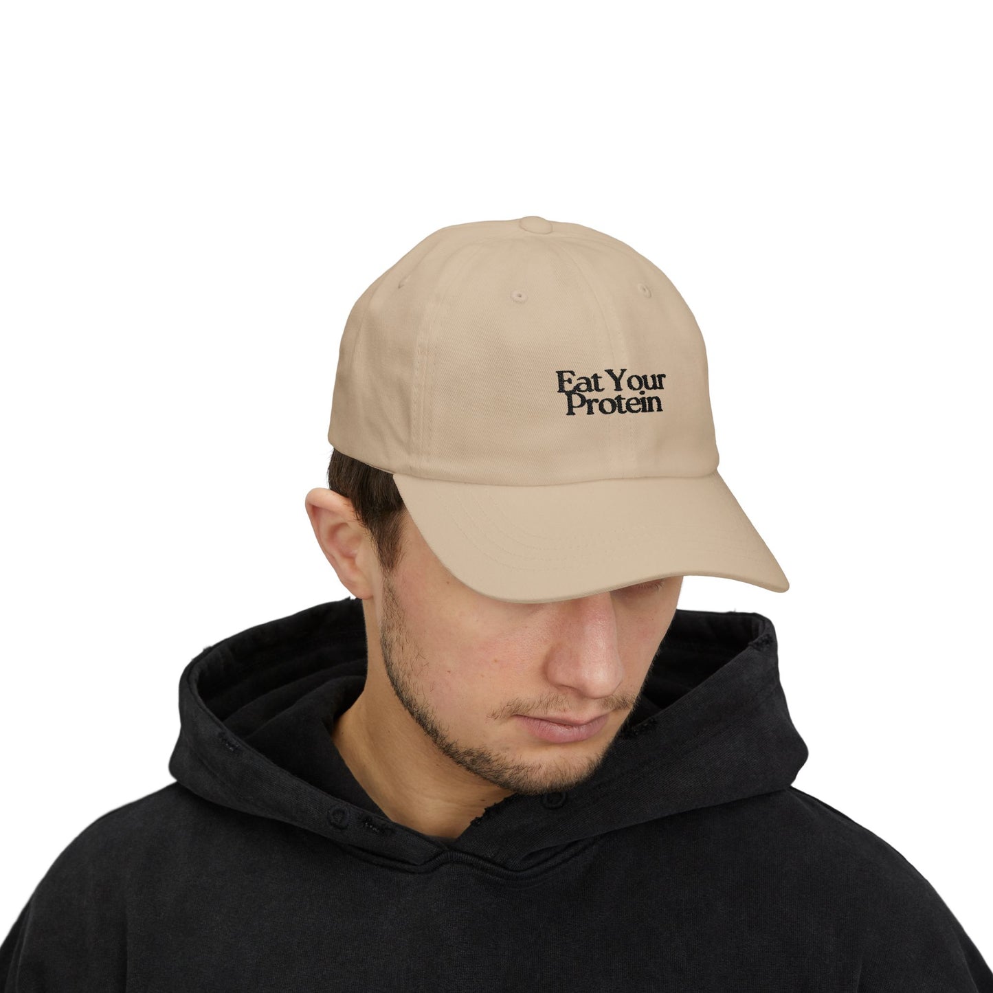 "Eat Your Protein" Classic Dad Cap Embroidery