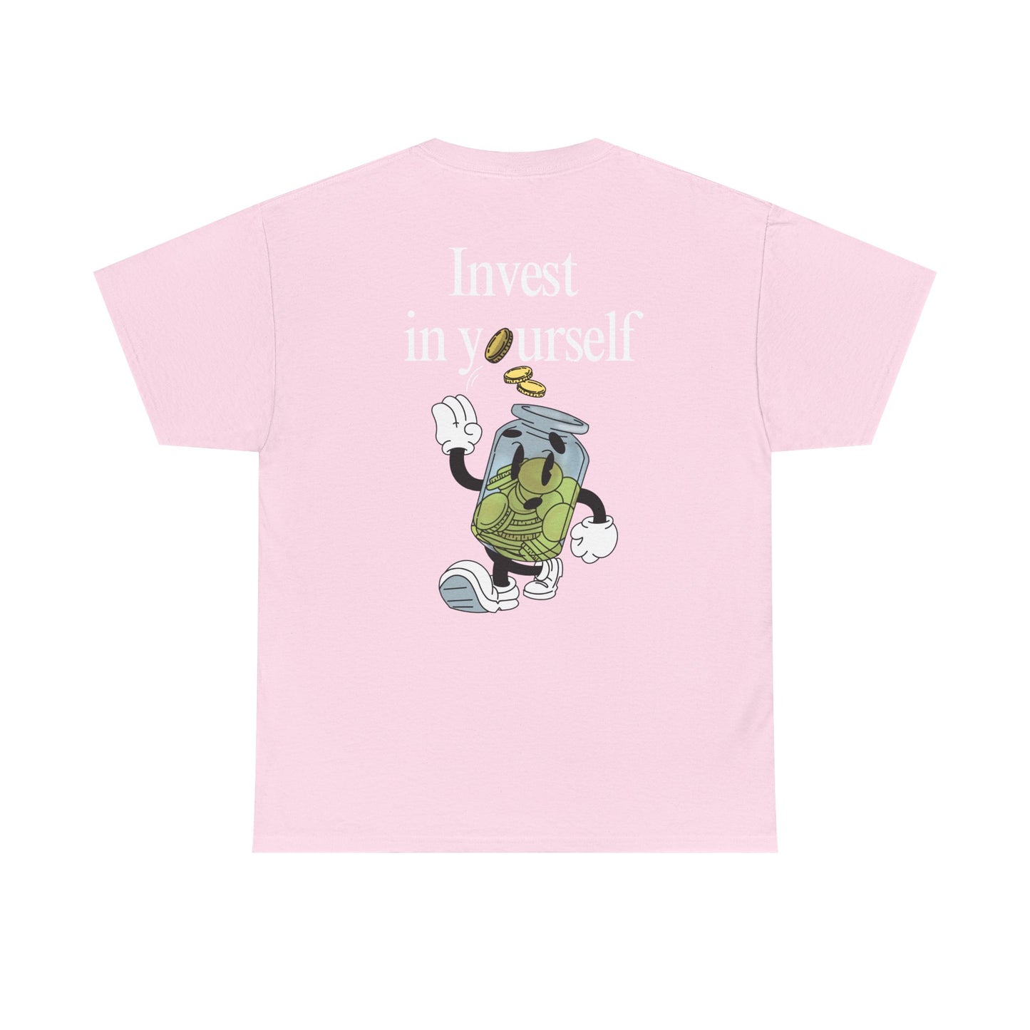 "Invest in Yourself" Tee, Unisex Cotton Tee, Casual Everyday Wear