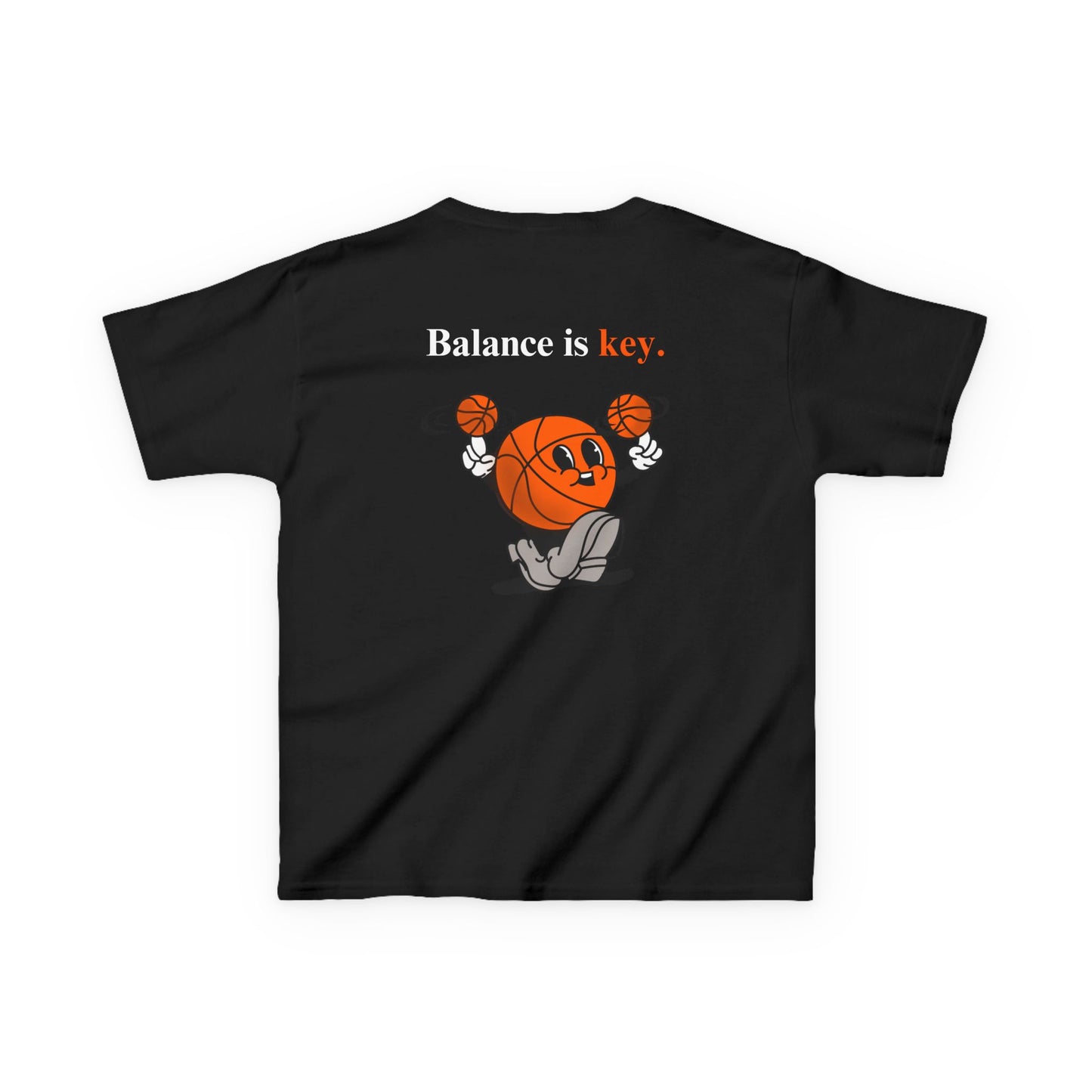 Kids "Balance is Key" Tee, Unisex Cotton Tee, Casual Everyday Wear