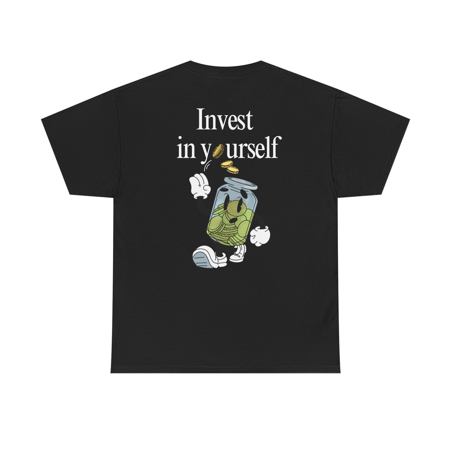 "Invest in Yourself" Tee, Unisex Cotton Tee, Casual Everyday Wear