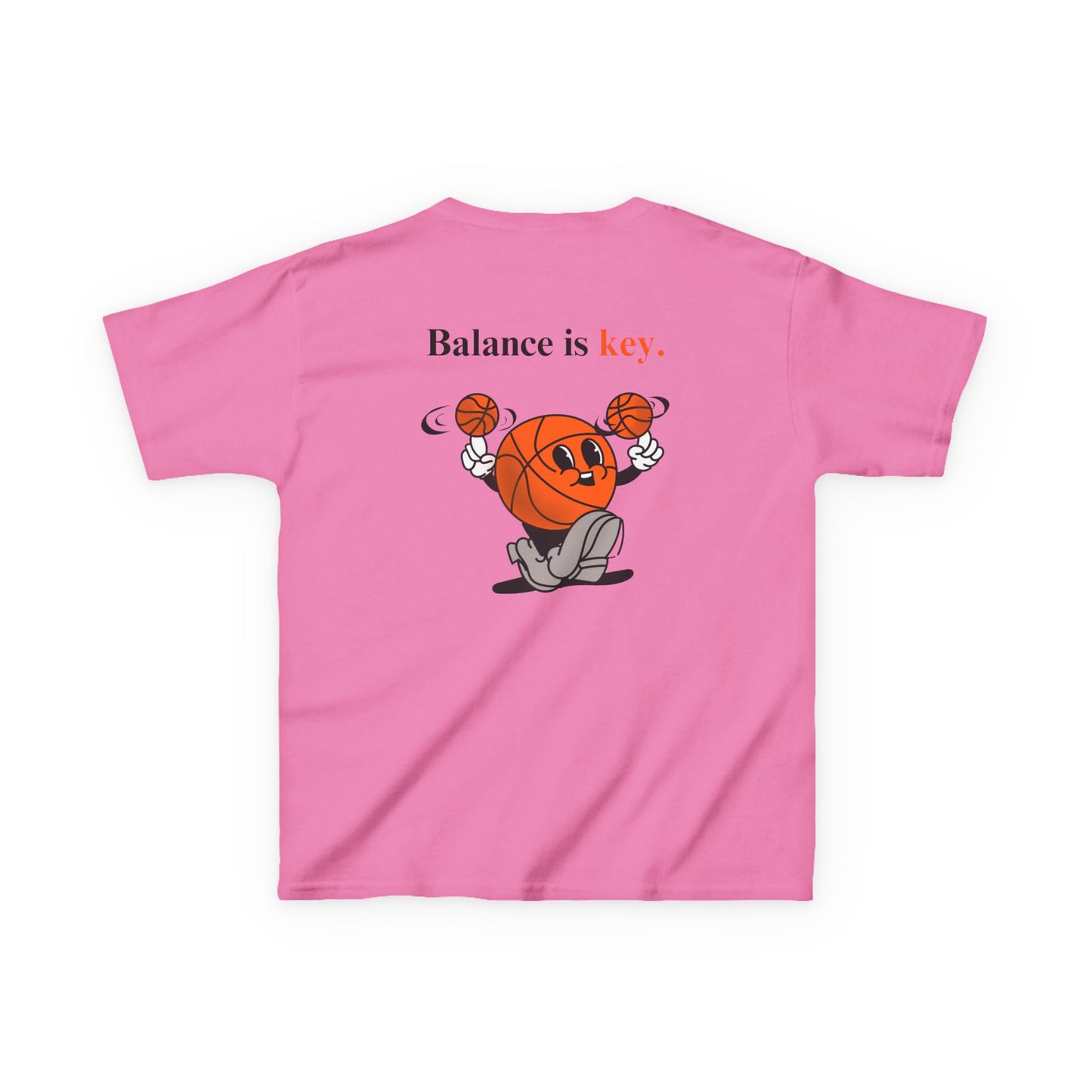 Kids "Balance is Key" Tee, Unisex Cotton Tee, Casual Everyday Wear