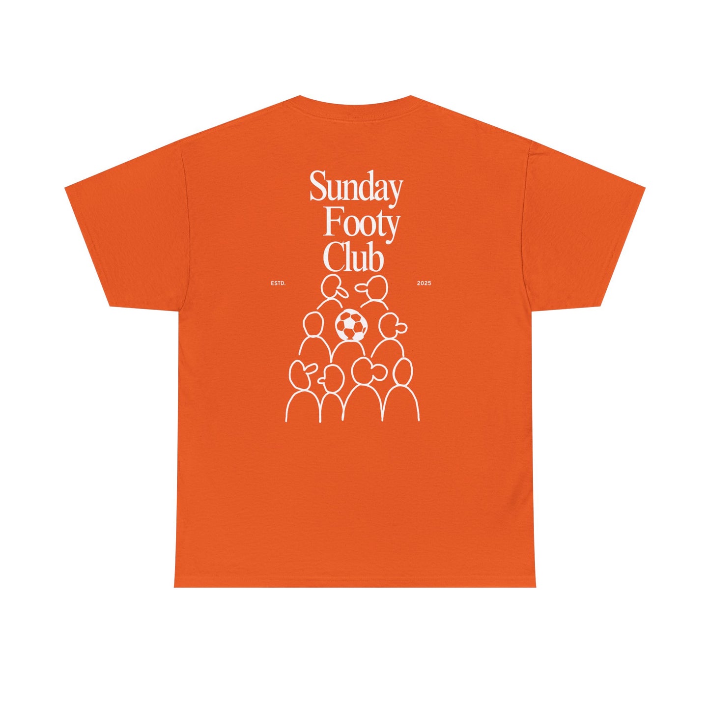 Sunday Footy Club Tee, Unisex Cotton Tee, Casual Everyday Wear