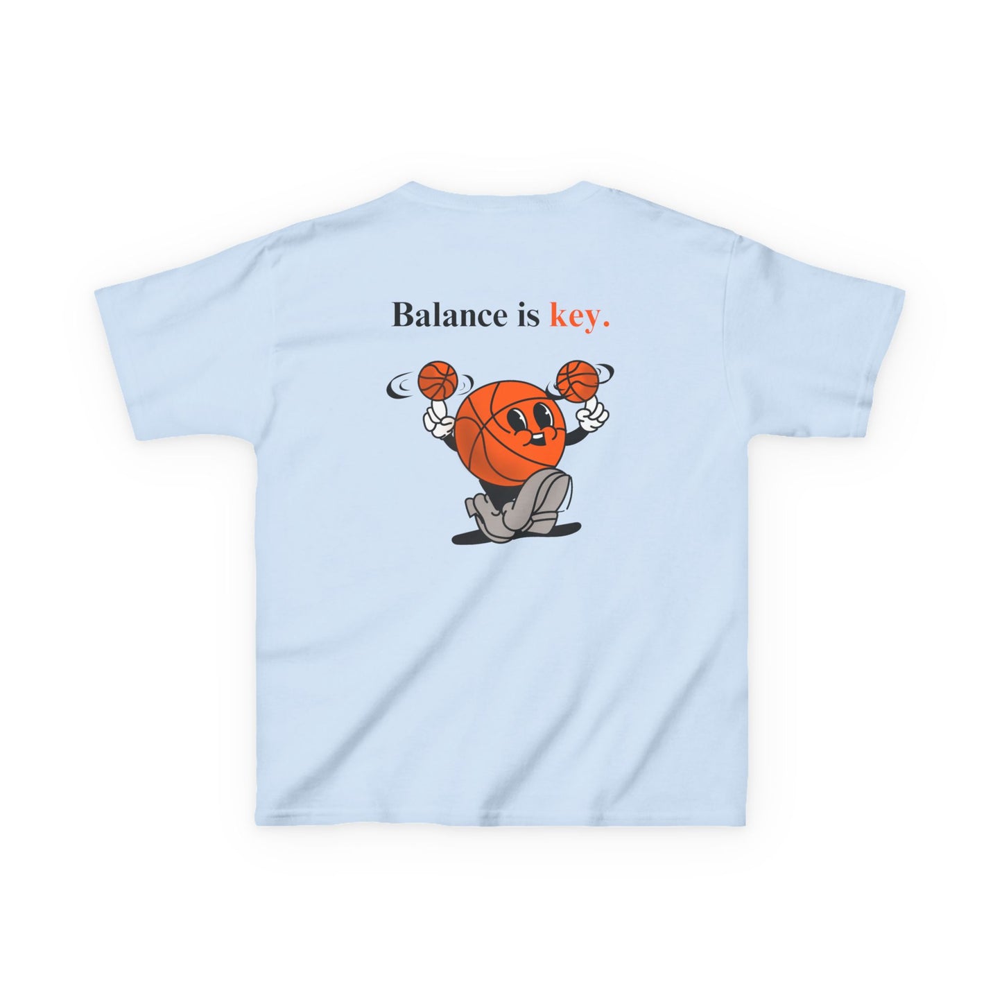 Kids "Balance is Key" Tee, Unisex Cotton Tee, Casual Everyday Wear