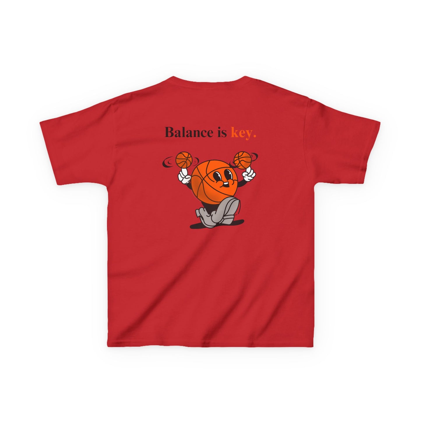 Kids "Balance is Key" Tee, Unisex Cotton Tee, Casual Everyday Wear