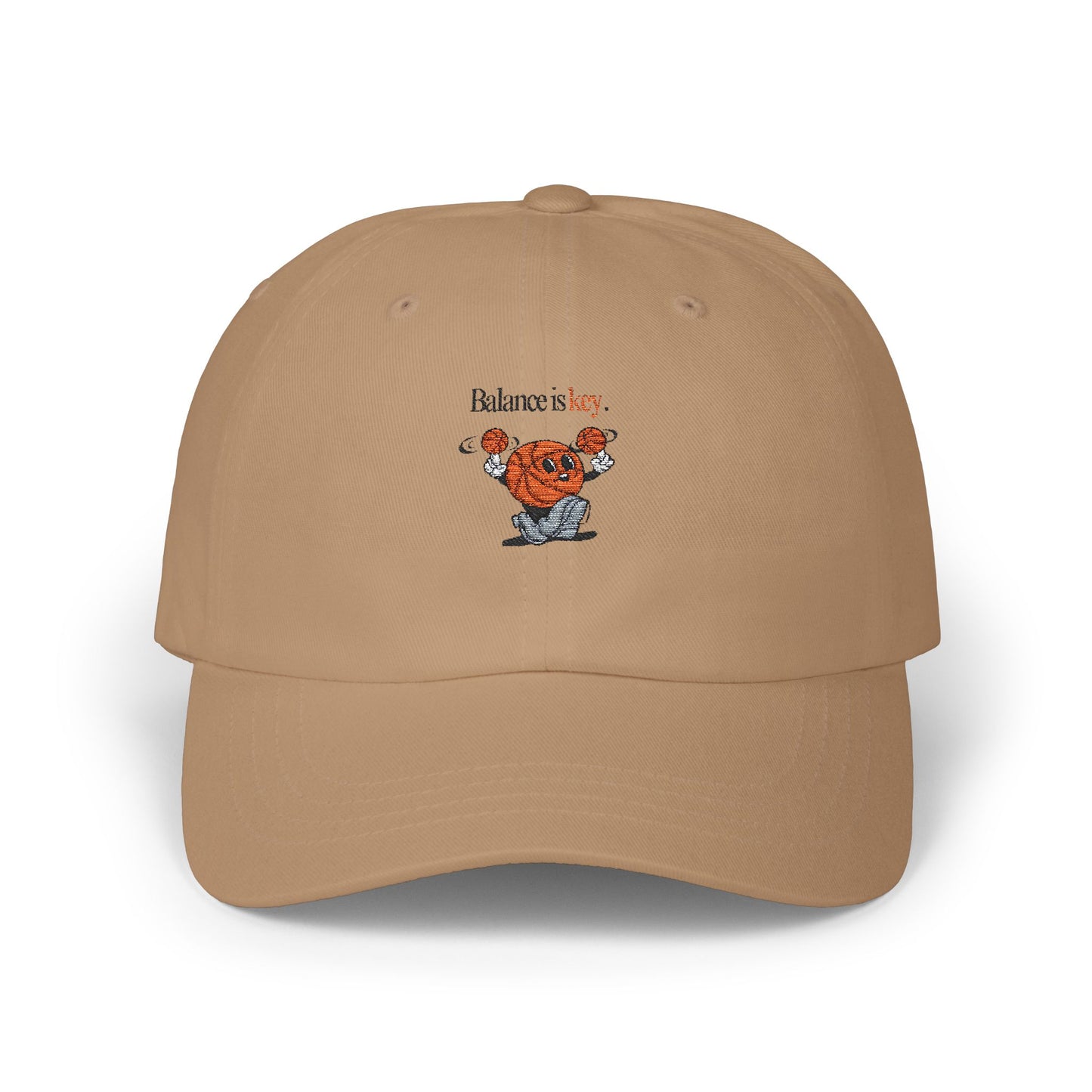 Balance is Key Classic Dad Cap Embroidery
