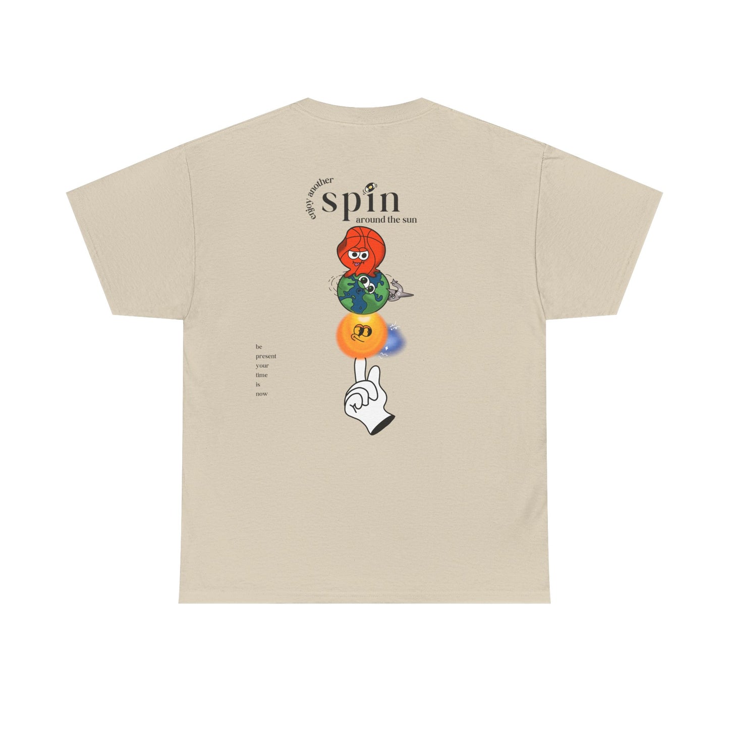 "Be Present" Tee, Unisex Cotton Tee, Casual Everyday Wear