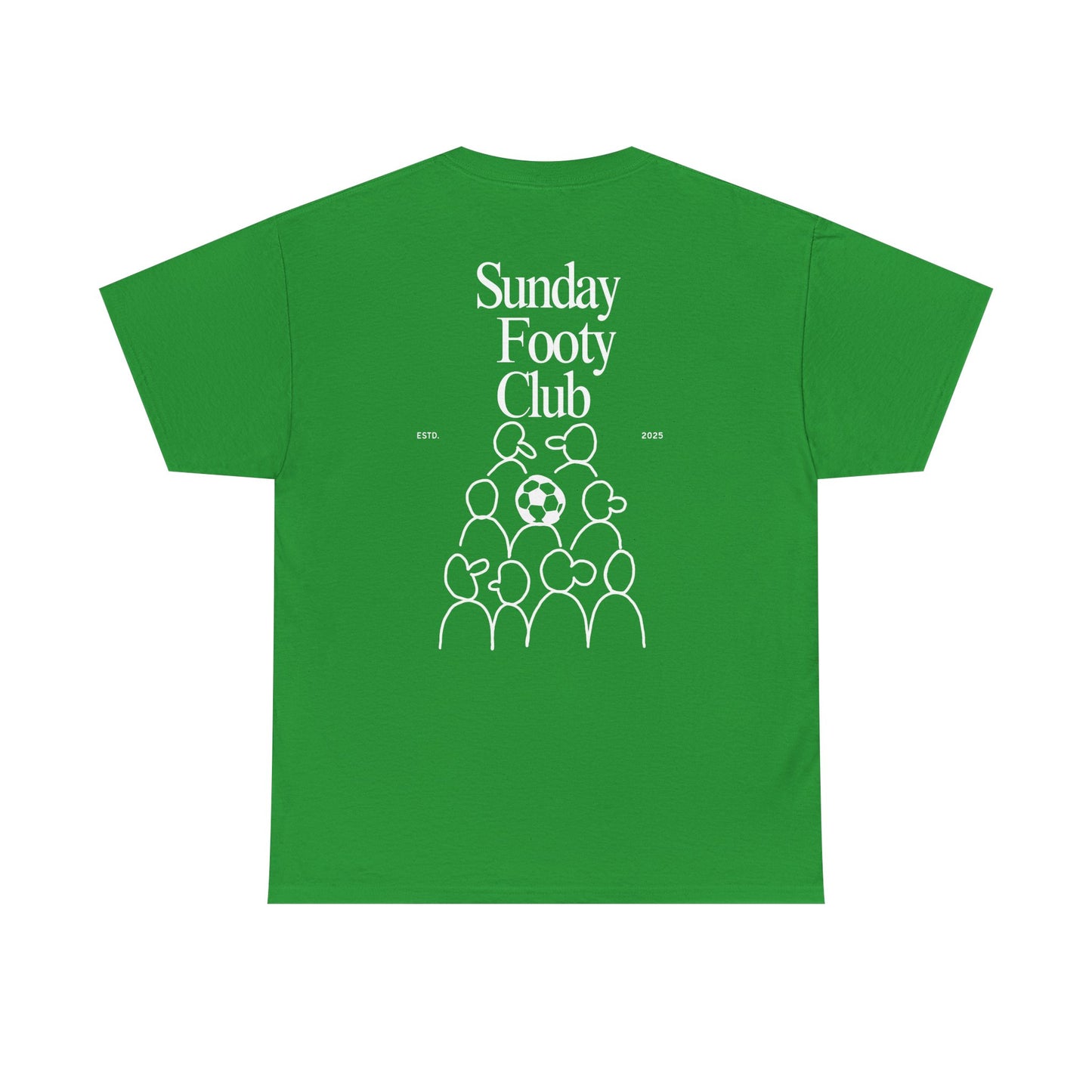 Sunday Footy Club Tee, Unisex Cotton Tee, Casual Everyday Wear