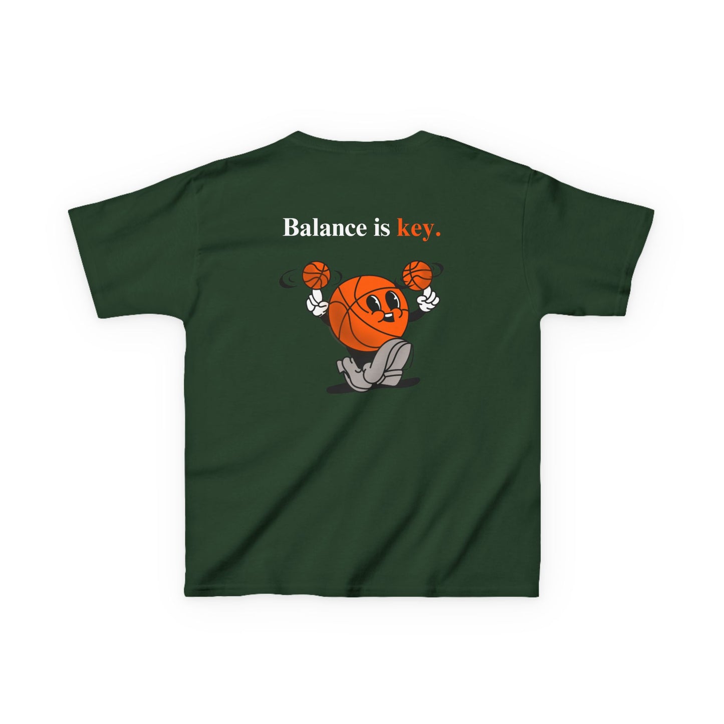 Kids "Balance is Key" Tee, Unisex Cotton Tee, Casual Everyday Wear