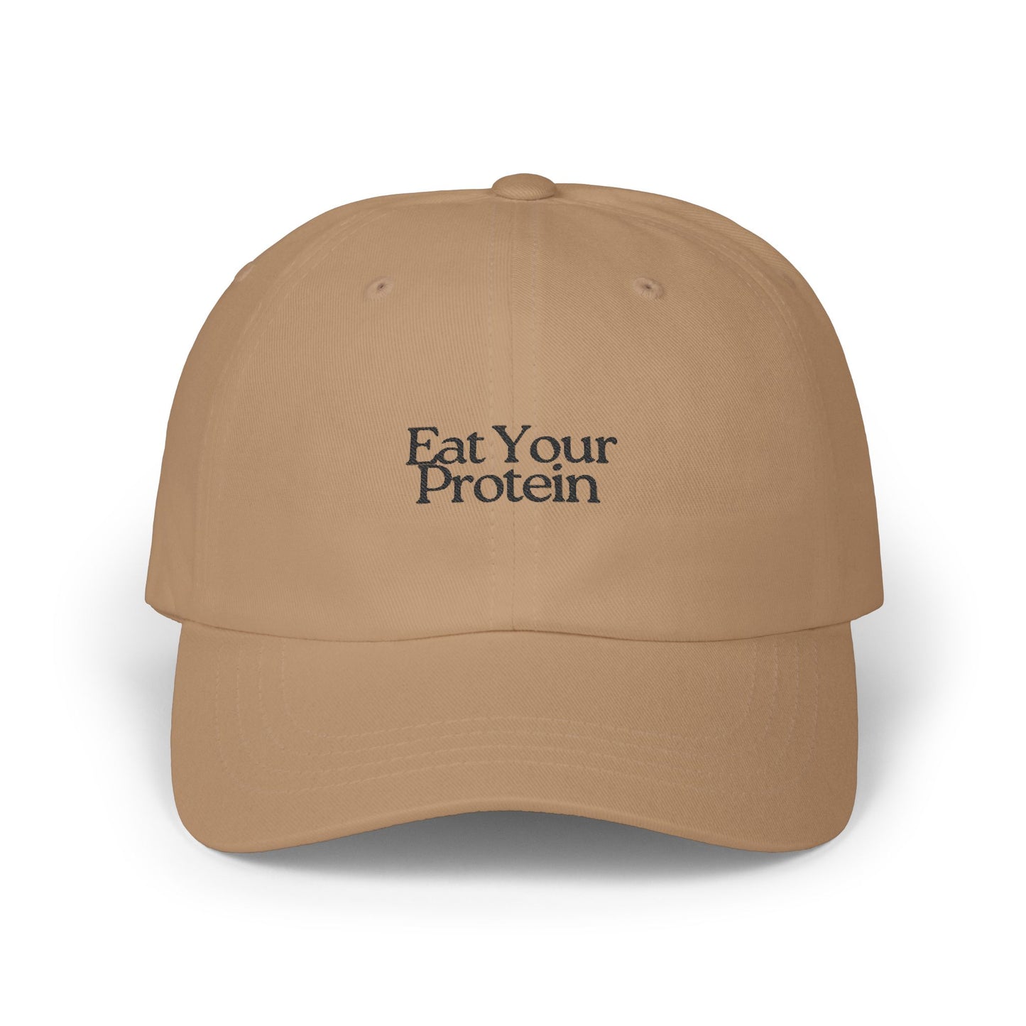 "Eat Your Protein" Classic Dad Cap Embroidery