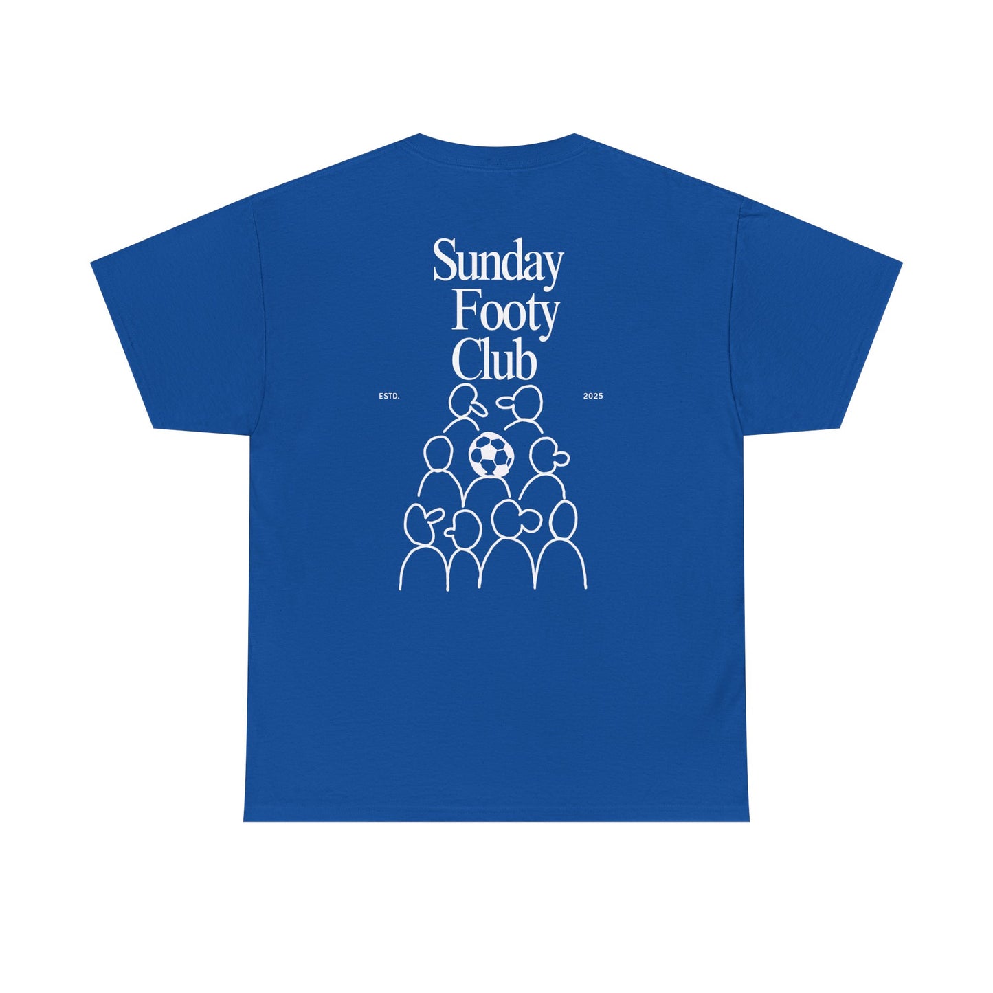 Sunday Footy Club Tee, Unisex Cotton Tee, Casual Everyday Wear