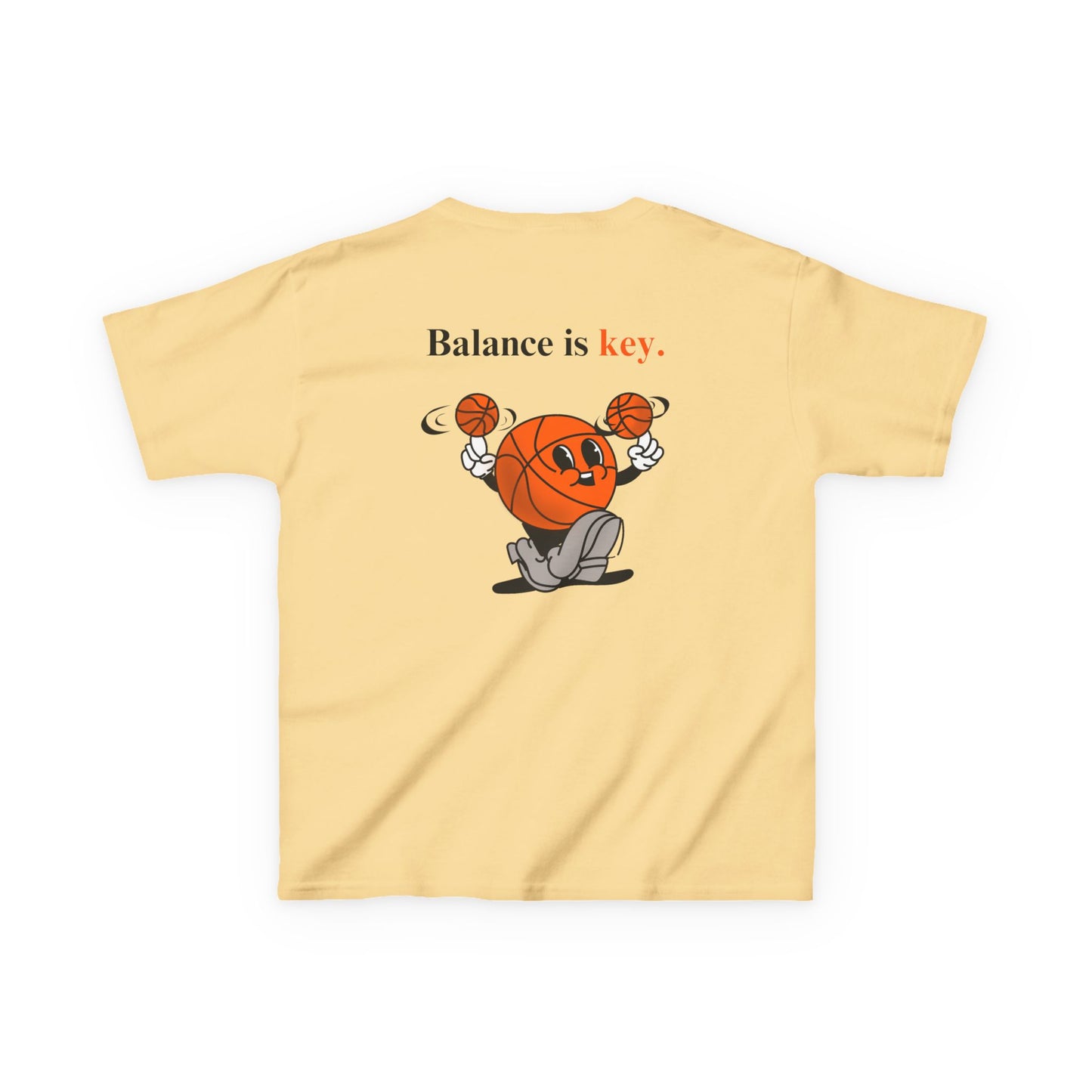 Kids "Balance is Key" Tee, Unisex Cotton Tee, Casual Everyday Wear