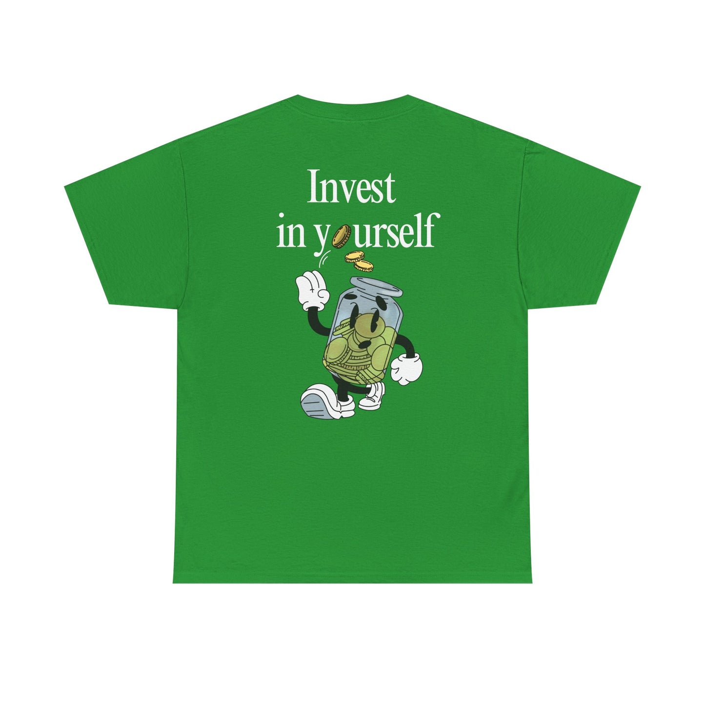 "Invest in Yourself" Tee, Unisex Cotton Tee, Casual Everyday Wear