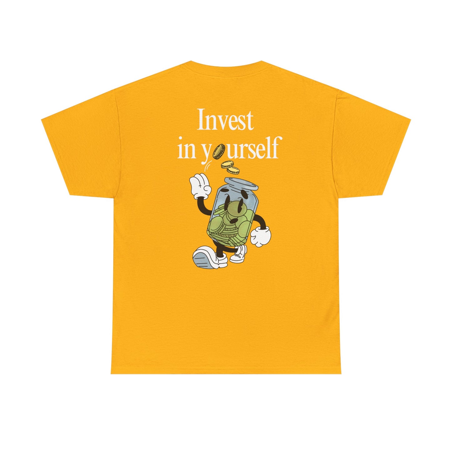 "Invest in Yourself" Tee, Unisex Cotton Tee, Casual Everyday Wear