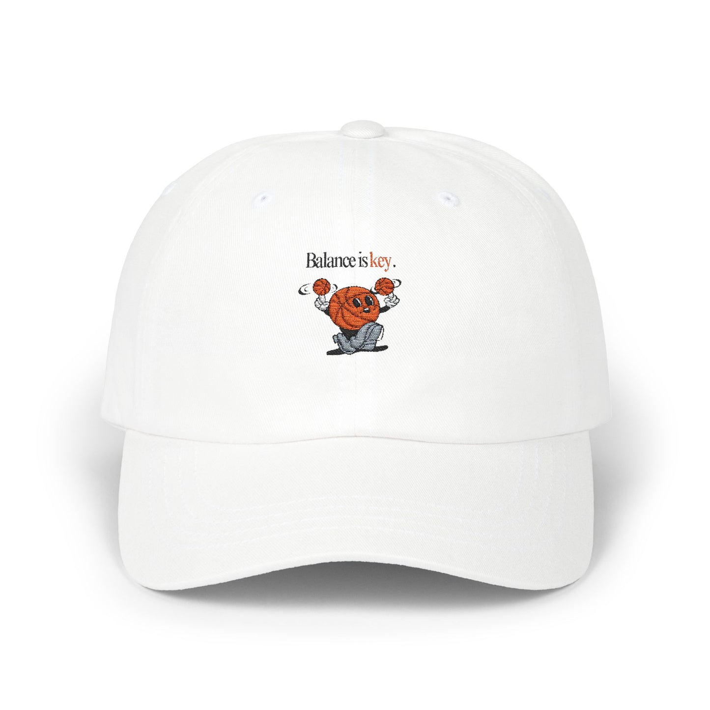 Balance is Key Classic Dad Cap Embroidery
