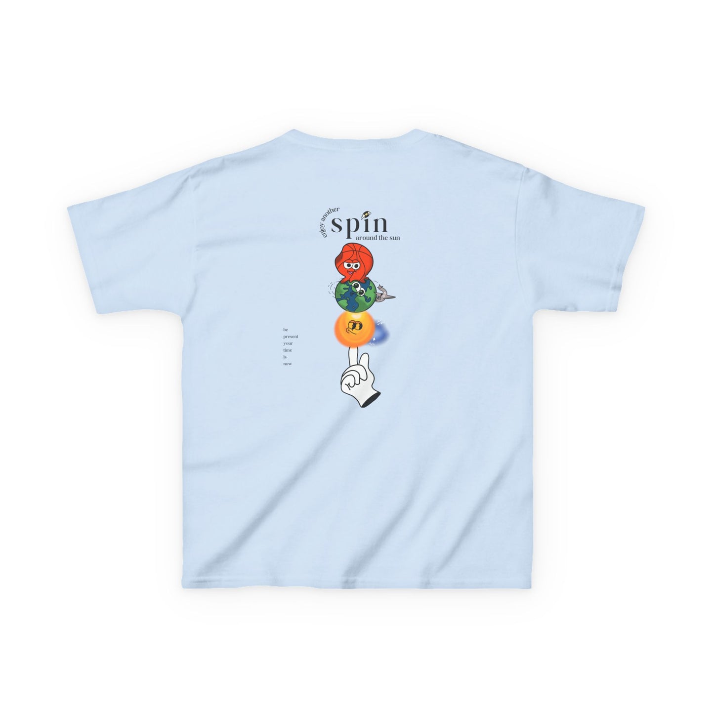 Kids "Be Present" Tee, Unisex Cotton Tee, Casual Everyday Wear
