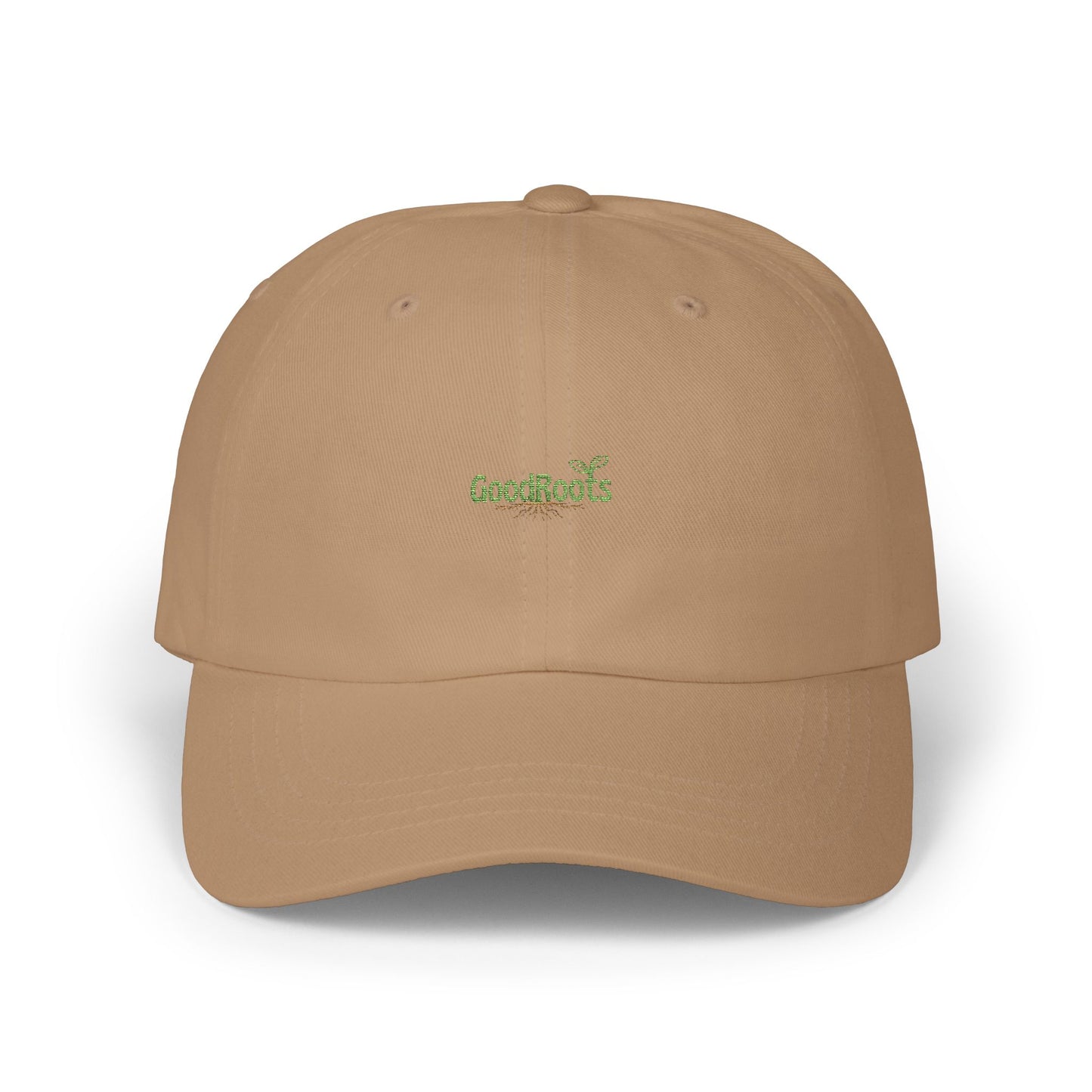 GoodRoots Classic Dad Cap Embroidery
