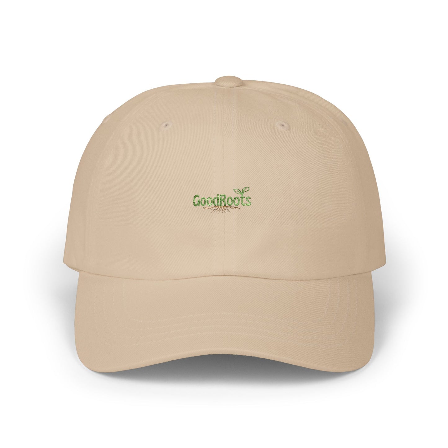 GoodRoots Classic Dad Cap Embroidery