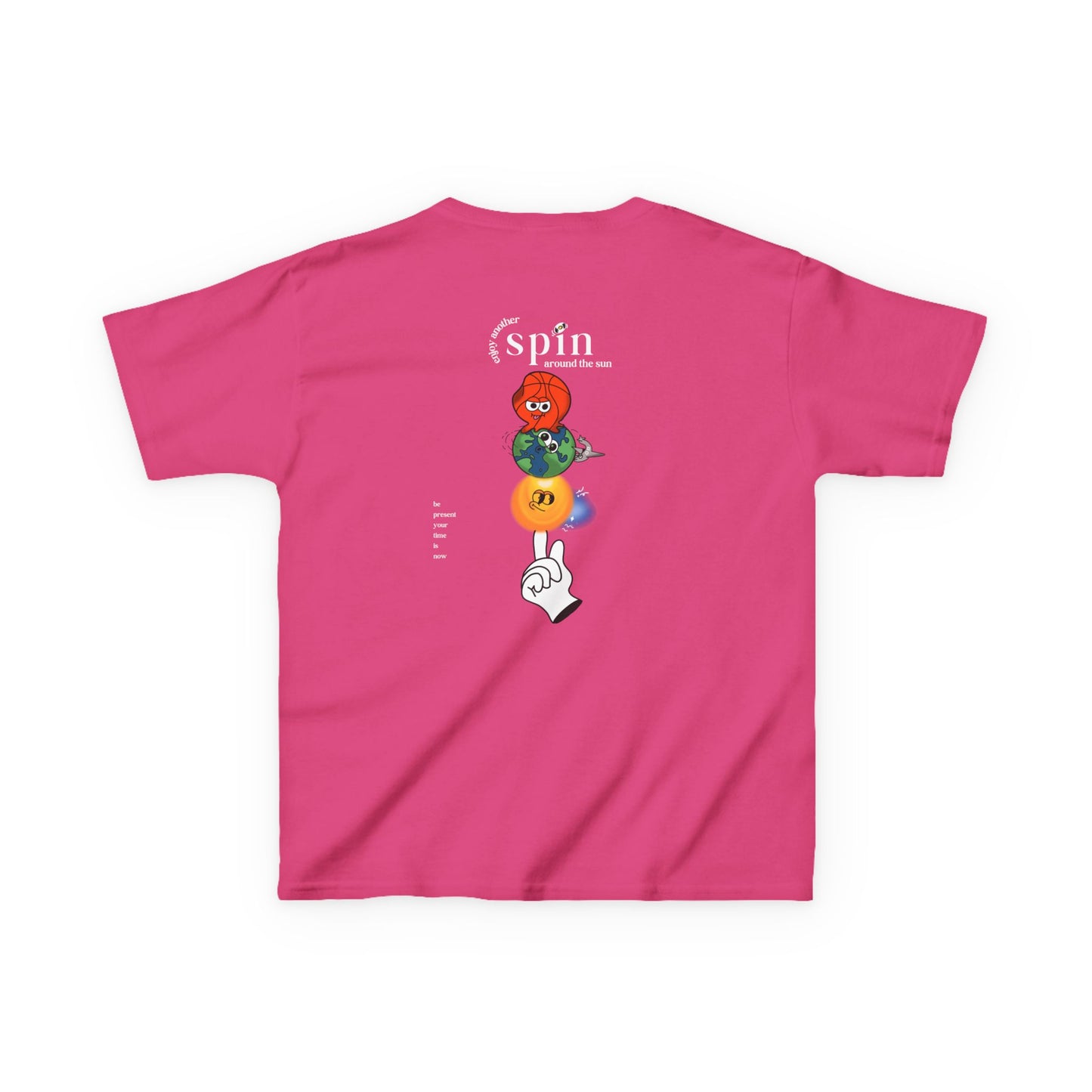 Kids "Be Present" Tee, Unisex Cotton Tee, Casual Everyday Wear