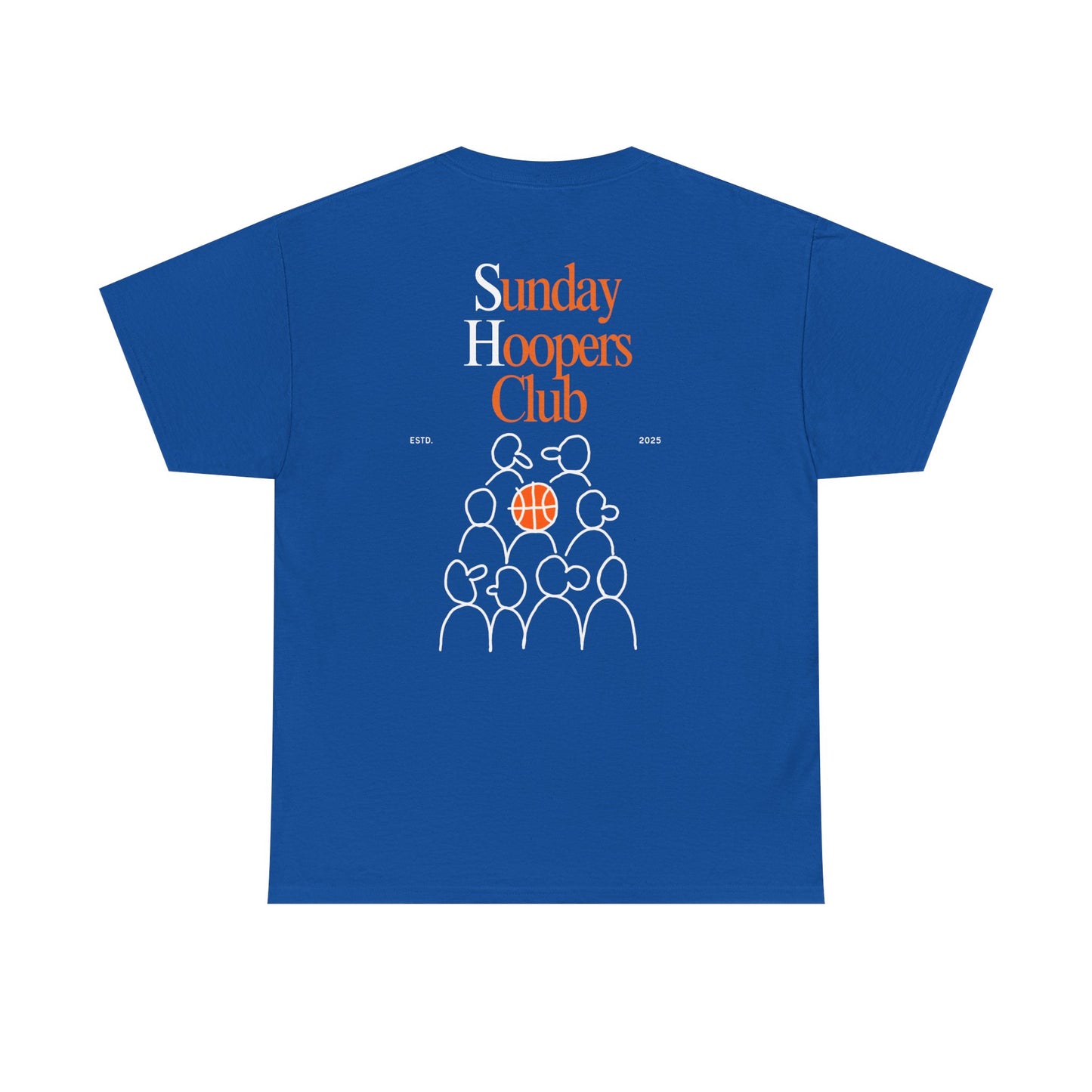 "Sunday Hoopers Club" Tee, Unisex Cotton Tee, Casual Everyday Wear