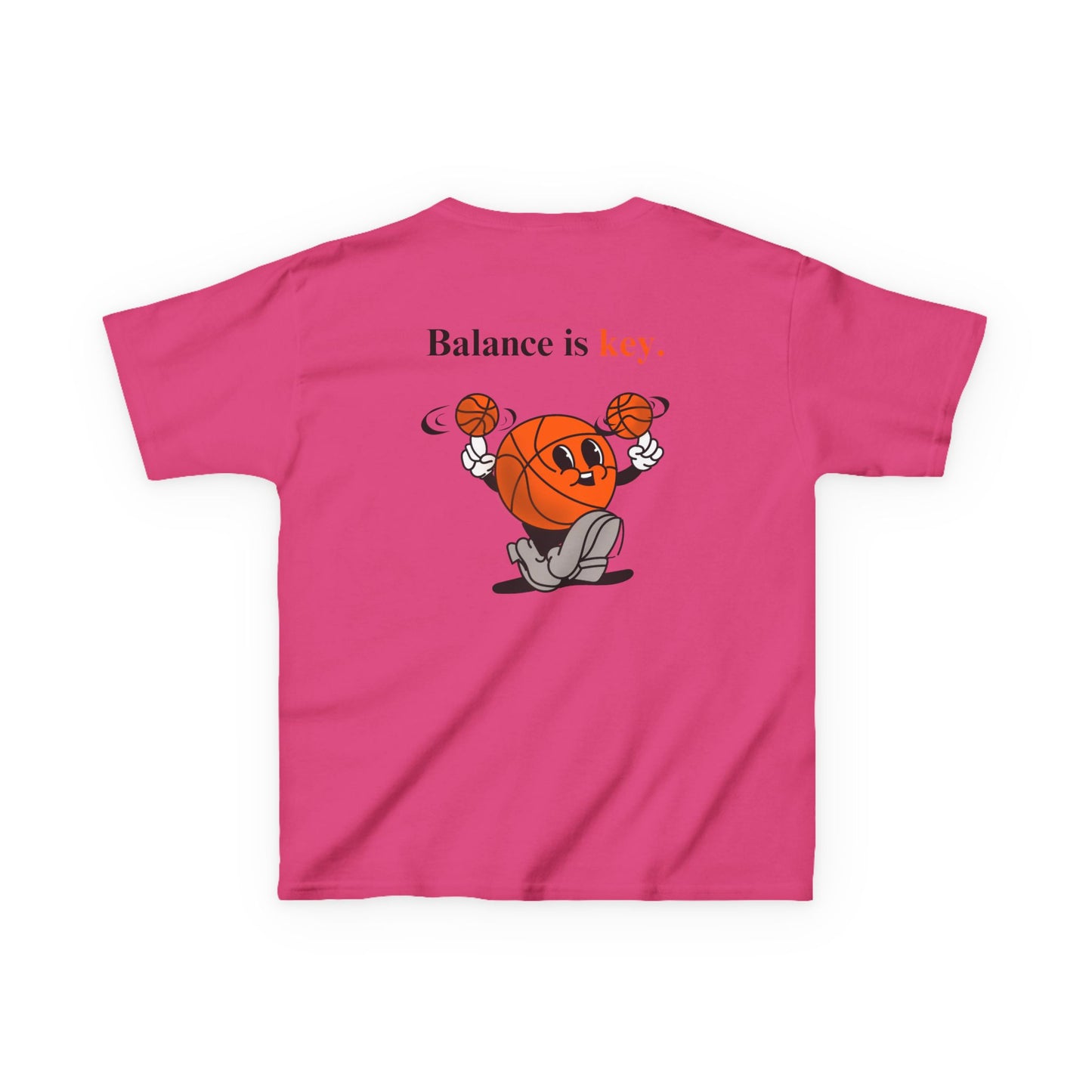 Kids "Balance is Key" Tee, Unisex Cotton Tee, Casual Everyday Wear