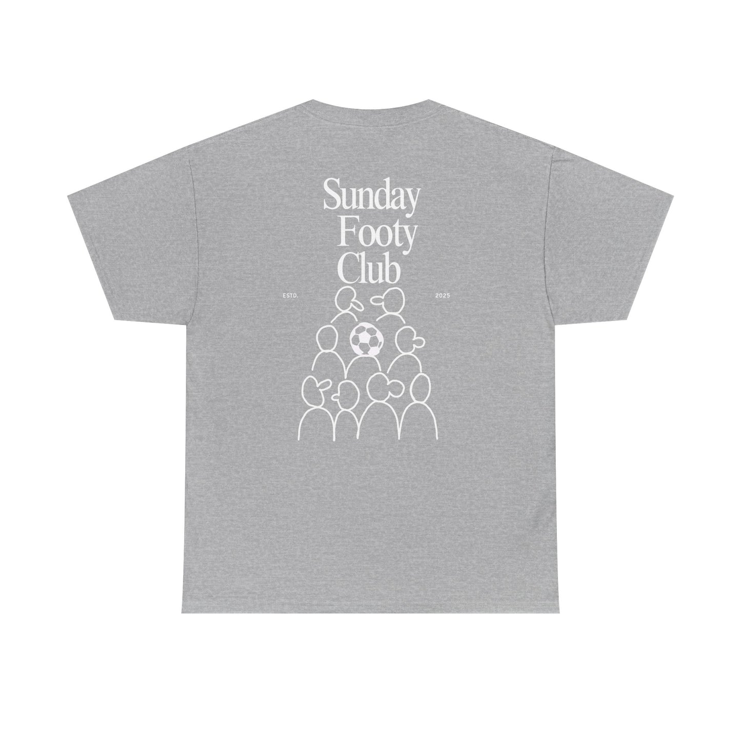 Sunday Footy Club Tee, Unisex Cotton Tee, Casual Everyday Wear