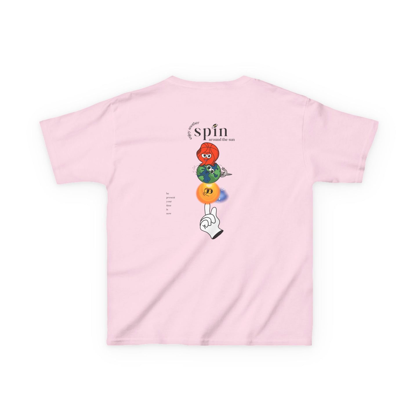 Kids "Be Present" Tee, Unisex Cotton Tee, Casual Everyday Wear