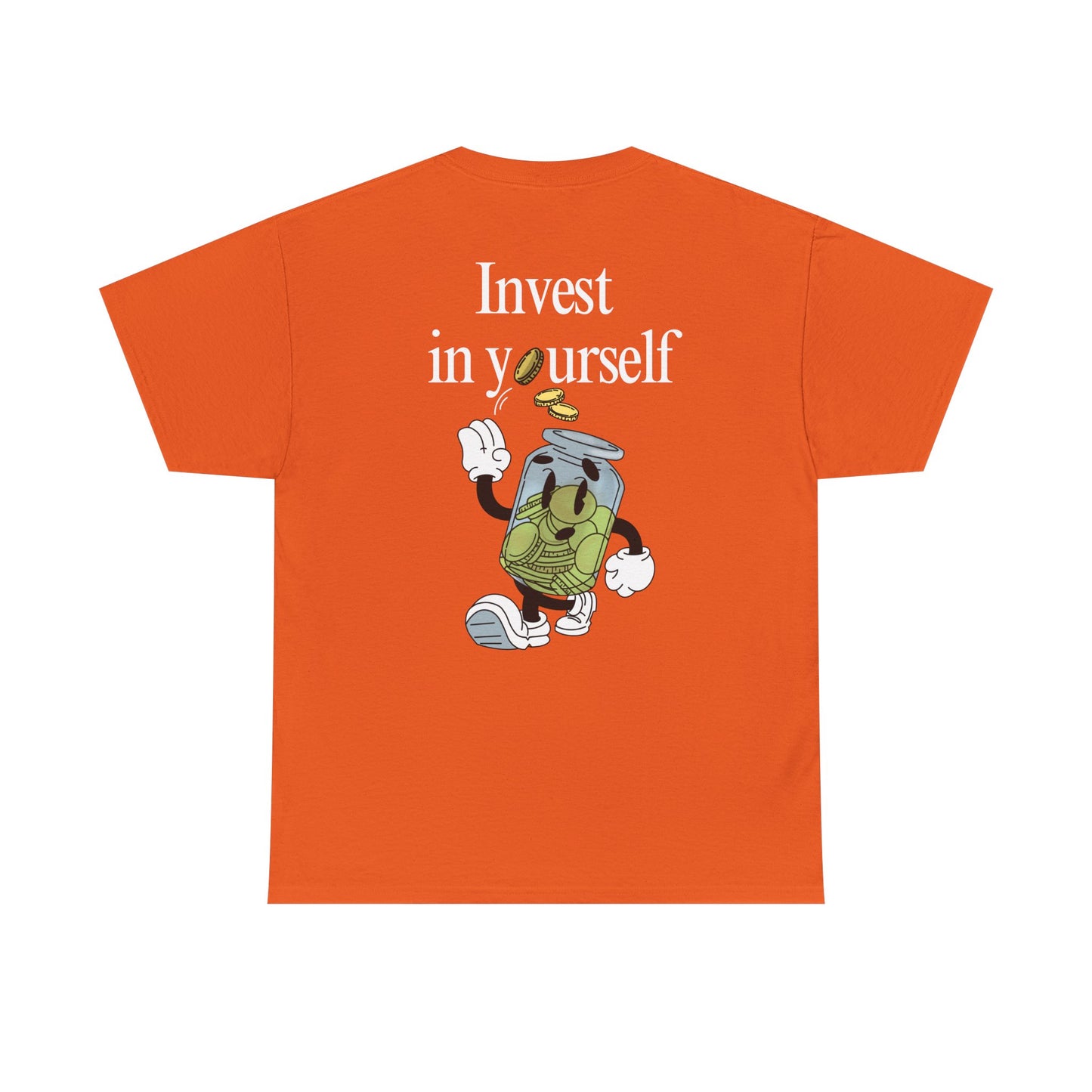 "Invest in Yourself" Tee, Unisex Cotton Tee, Casual Everyday Wear