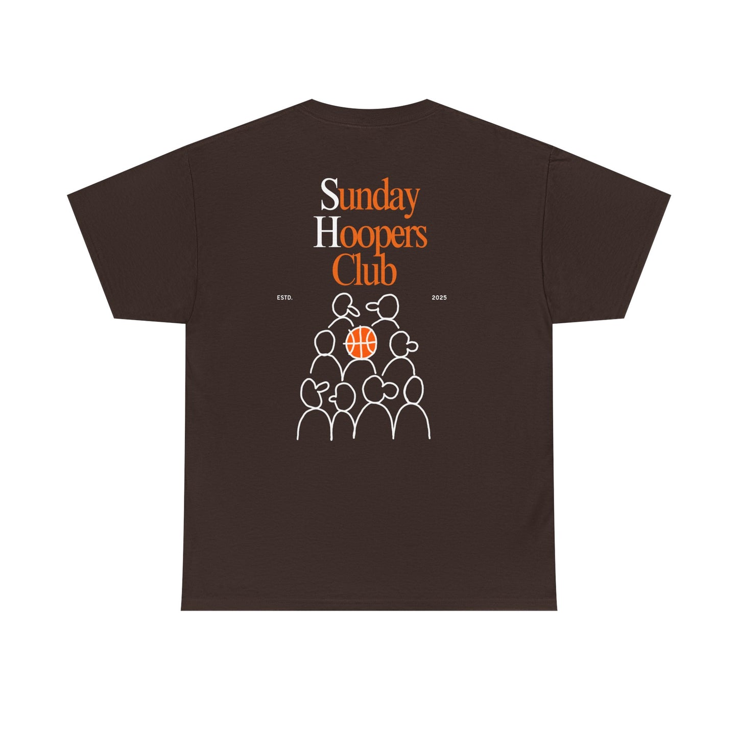 "Sunday Hoopers Club" Tee, Unisex Cotton Tee, Casual Everyday Wear