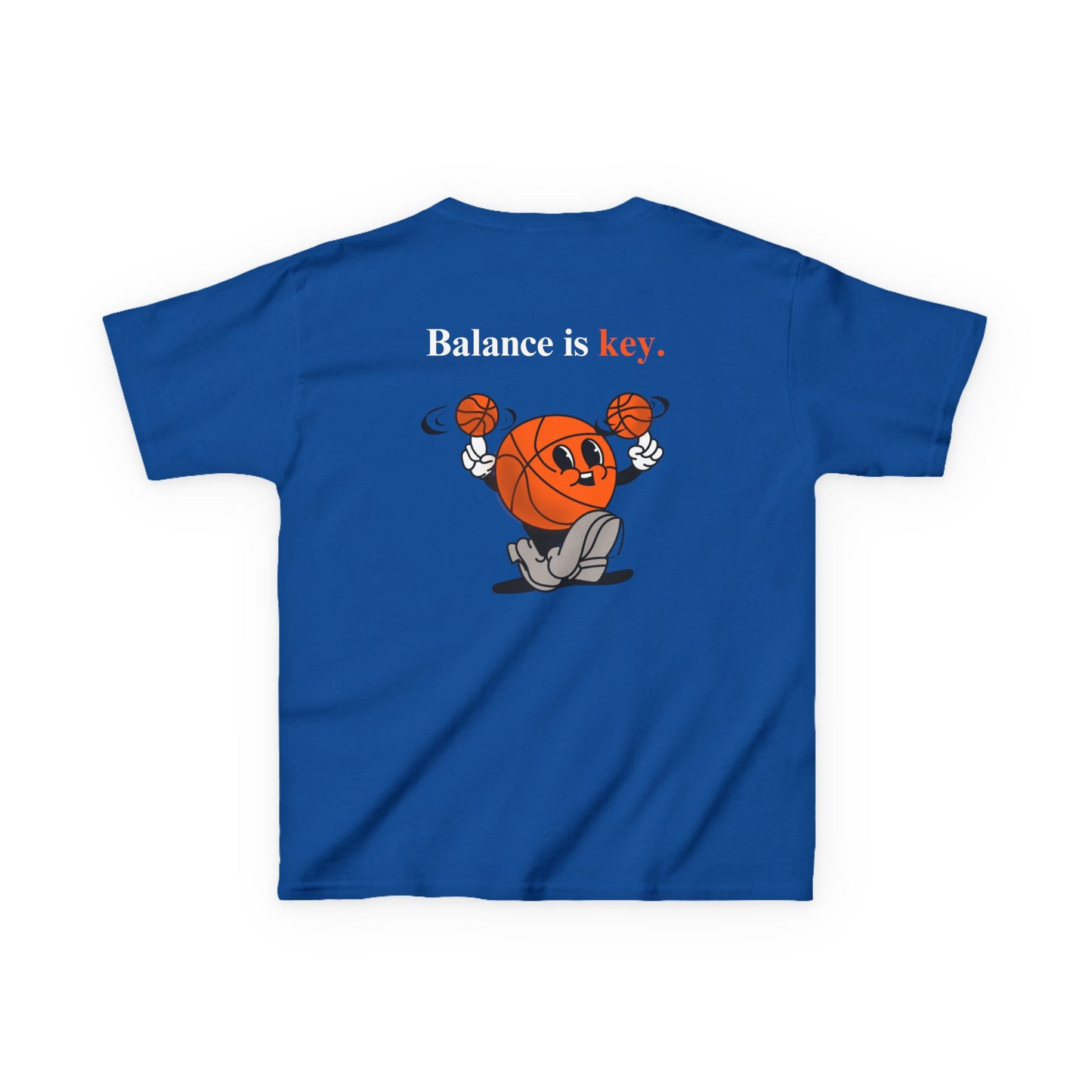 Kids "Balance is Key" Tee, Unisex Cotton Tee, Casual Everyday Wear