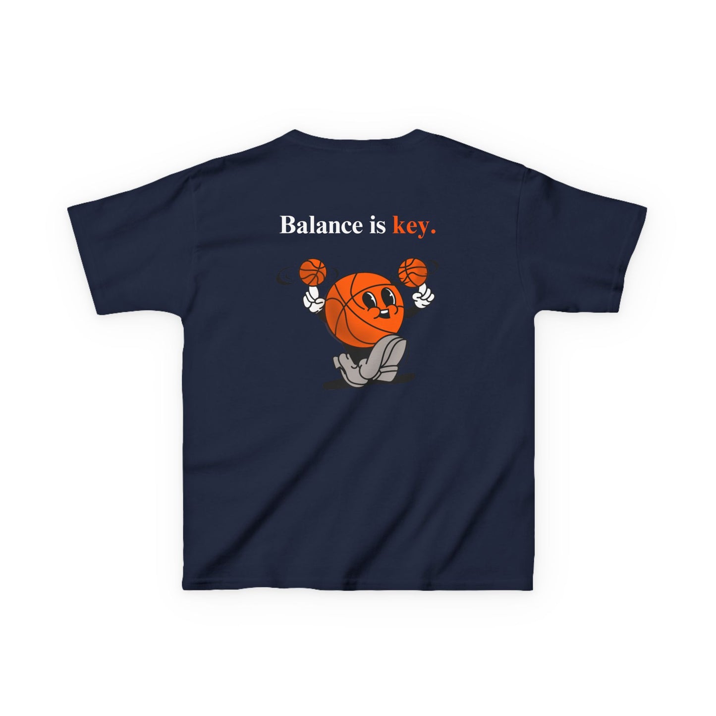 Kids "Balance is Key" Tee, Unisex Cotton Tee, Casual Everyday Wear