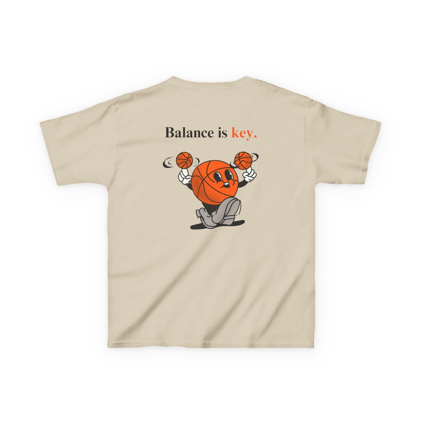 Kids "Balance is Key" Tee, Unisex Cotton Tee, Casual Everyday Wear