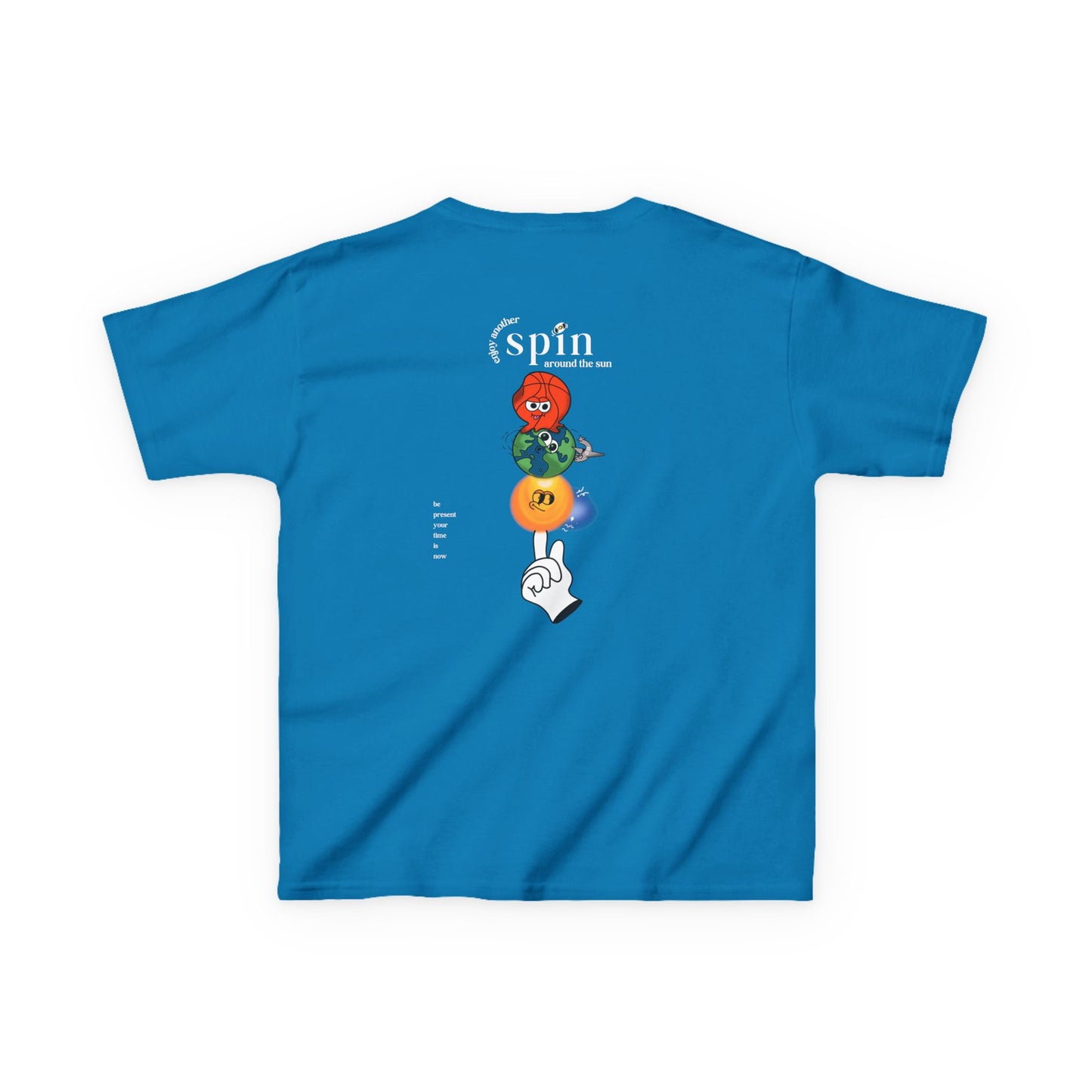Kids "Be Present" Tee, Unisex Cotton Tee, Casual Everyday Wear