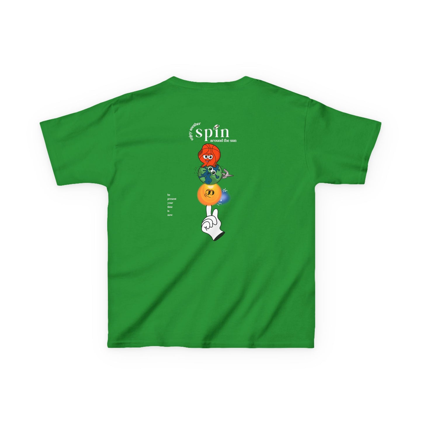 Kids "Be Present" Tee, Unisex Cotton Tee, Casual Everyday Wear
