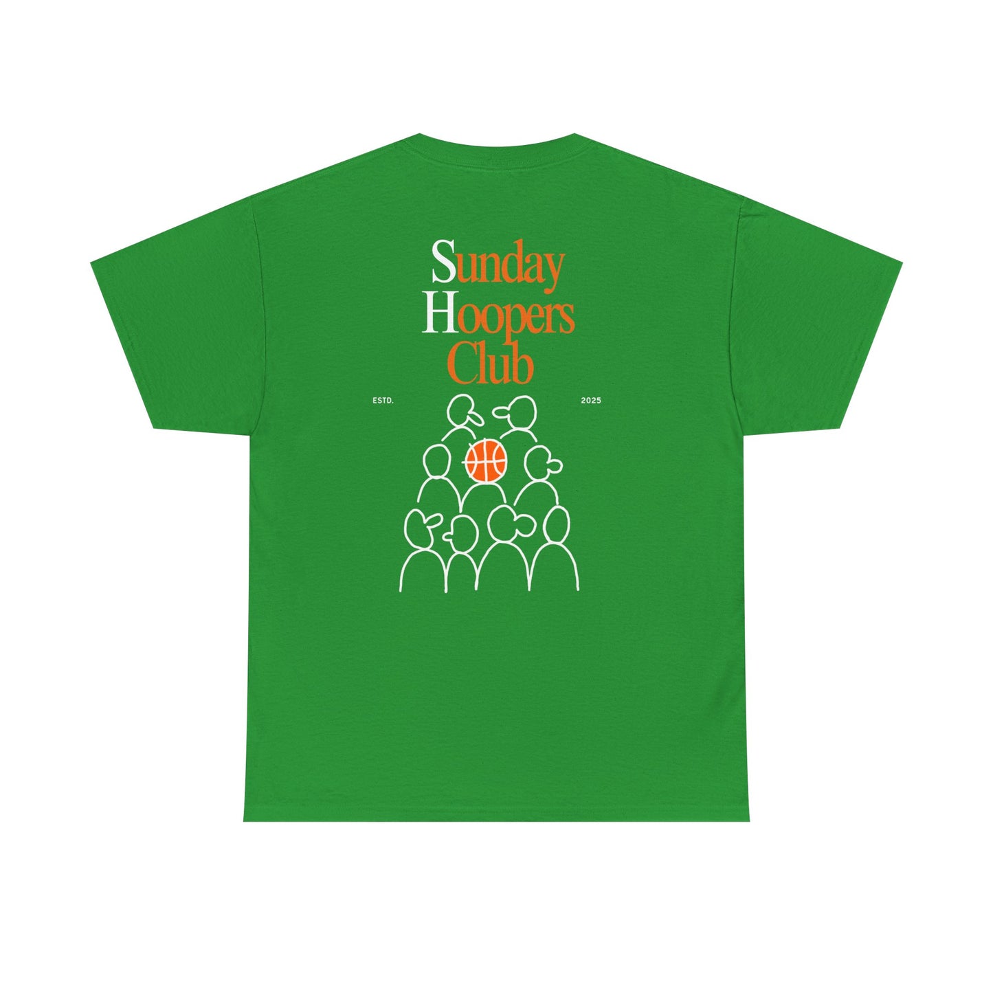 "Sunday Hoopers Club" Tee, Unisex Cotton Tee, Casual Everyday Wear