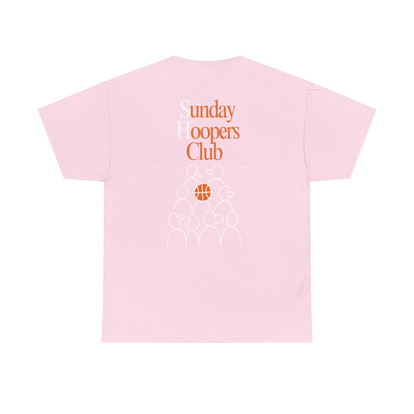 "Sunday Hoopers Club" Tee, Unisex Cotton Tee, Casual Everyday Wear