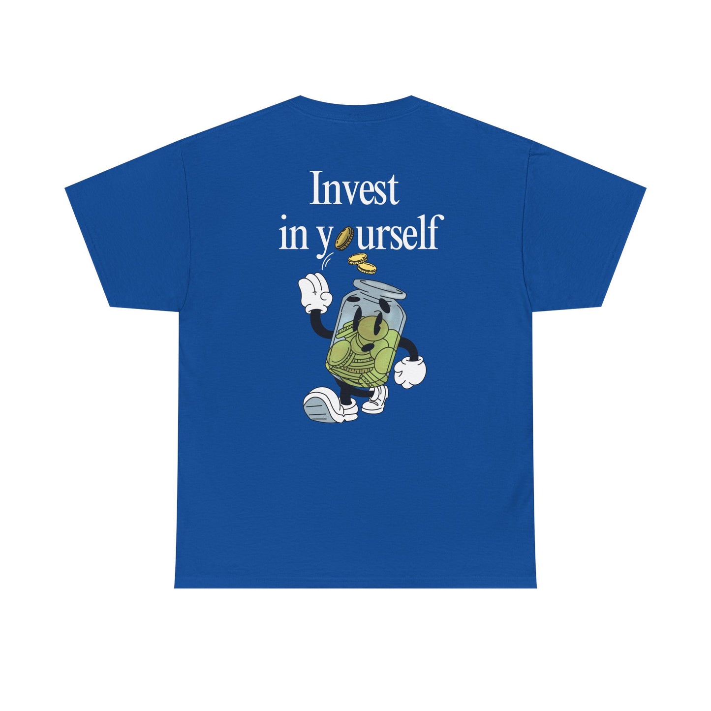 "Invest in Yourself" Tee, Unisex Cotton Tee, Casual Everyday Wear
